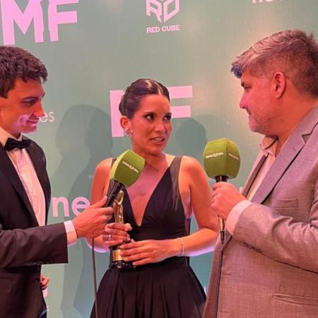 Agos Larocca: “Es un orgullo recibir la estatuilla a 25 años del inicio de SportsCenter”