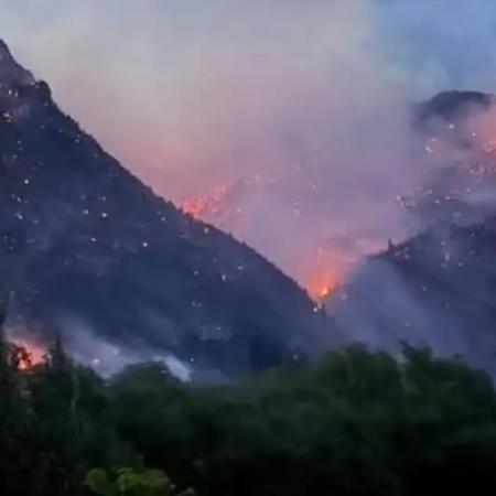 Patagonia: ya se quemaron unas cien hectáreas por incendios forestales en Epuyén