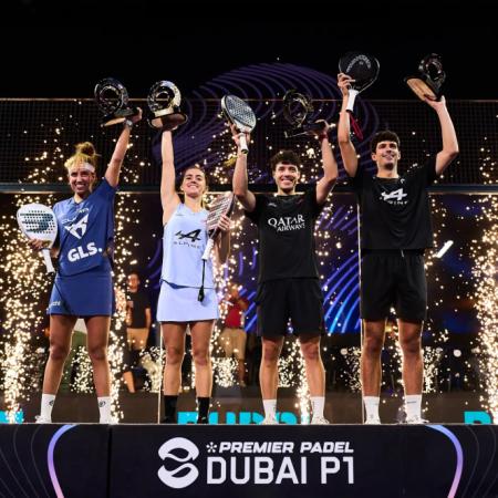 Dubái lo tuvo todo: autoridad de los número 1 y sorpresa en la final femenina