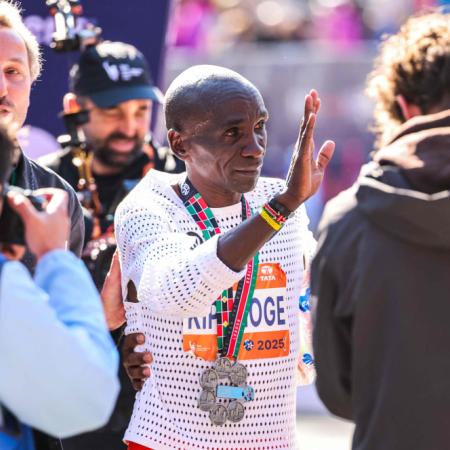 Kipchoge corrió su último maratón de Nueva York en su gira de despedida