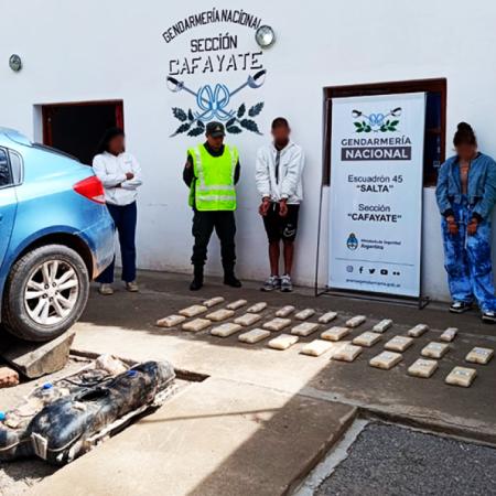 Condenan a 6 años de prisión a joven que llevaba 27 kilos de cocaína en el tanque de nafta