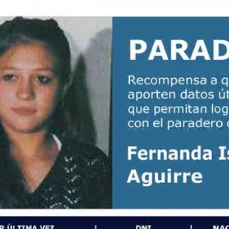 Suben a $5 millones la recompensa por datos sobre el paradero de Fernanda Aguirre