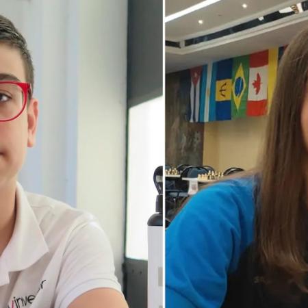 Faustino Oro y Candela Guecamburu brillan en el inicio del Mundial Rápido de Ajedrez