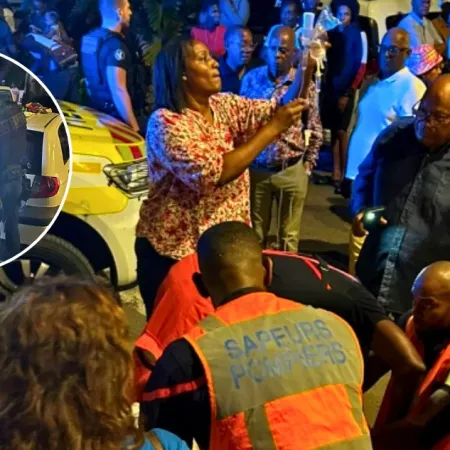 Atropello masivo en Guadalupe durante un acto navideño deja decenas de heridos