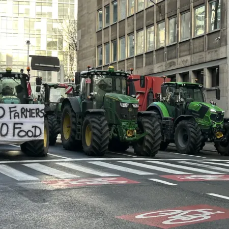 Bruselas se llena de tractores: qué hay detrás del rechazo europeo a Mercosur