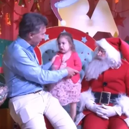 “Que se bañe”: el día que Antonia, hija de Mauricio Macri, fulminó a Papá Noel