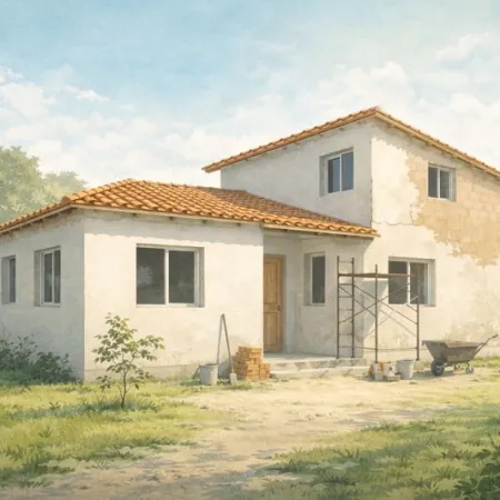 Casa en construcción