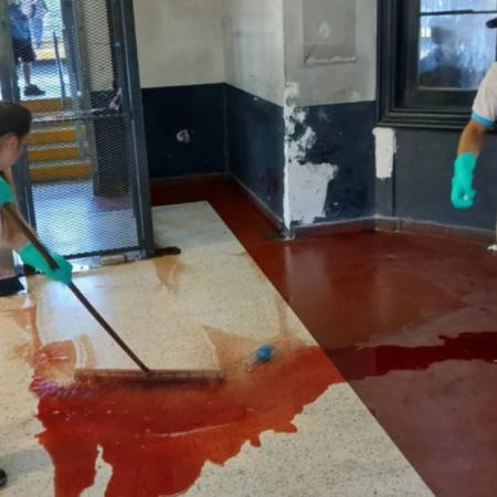 Batalla campal en la estación Quilmes del Tren Roca: cuatro detenidos y un joven apuñalado