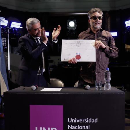 Fito Páez recibió el título Doctor Honoris Causa