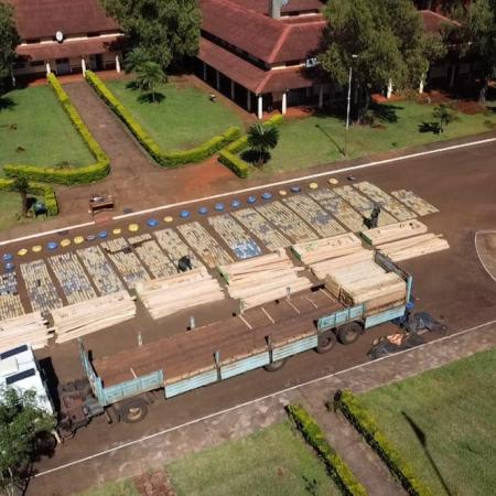 Operativo en la ruta 14: el truco en la carga de madera que escondía más de 2,5 toneladas de marihuana