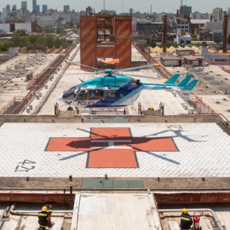 El Hospital Garrahan reactivó su helipuerto tras 4 años: clave para traslados críticos
