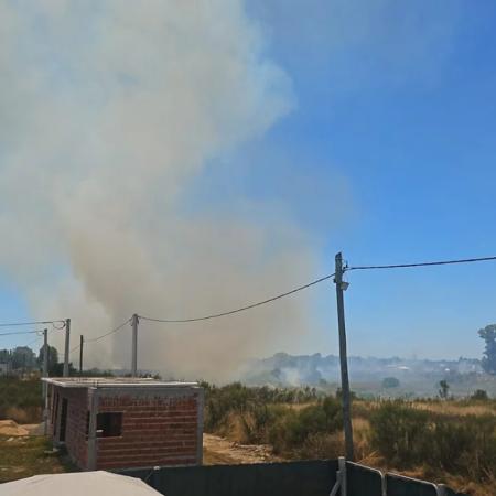 Incendio en La Plata: alarma por un fuerte foco ígneo en la zona de Barrio Aeropuerto