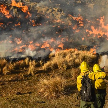 Por las altas temperaturas, aumenta el riesgo de incendios forestales extremos en Córdoba