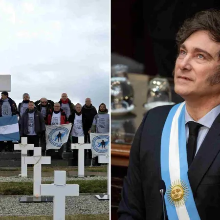 "Traidor a la patria": dura intimación de excombatientes a Milei por Malvinas