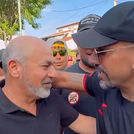 Verón y Secco: el abrazo que descoloca a Milei y LLA en pleno choque con Tapia