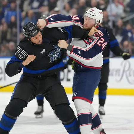 Dos jugadores de hockey sobre hielo a las trompadas: por qué la NHL permite los combates