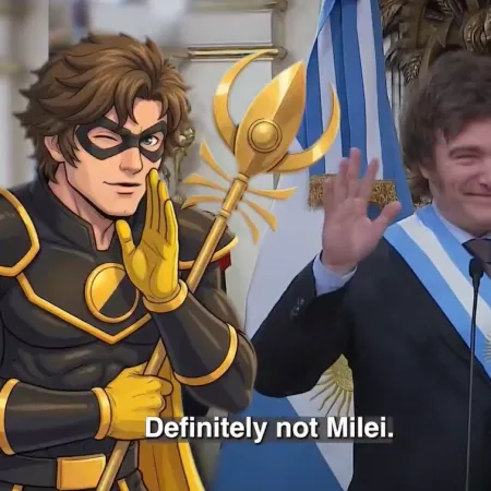 Superhéroe y en inglés: el video con el que Milei lanzó su ofensiva global