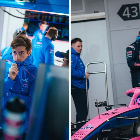 Franco Colapinto brilló en los test de Barcelona y marcó el segundo mejor tiempo