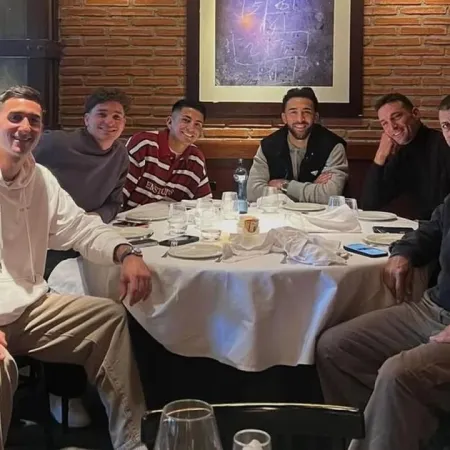 Scaloni se reunió en Madrid con Julián Álvarez, Almada, Musso y Nico González