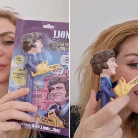 La bizarra lapicera de Milei que reproduce sus frases célebres: "Para llevar al trabajo"