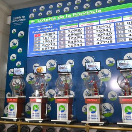 El primer premio quedó vacante y el número 45.886 fue el más favorecido