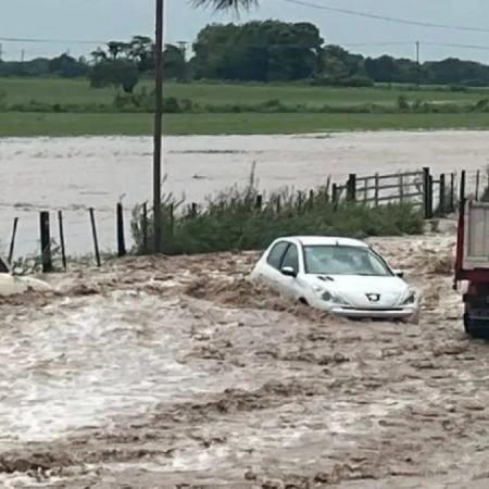 Temporal en Salta: caen 100 milímetros de lluvia en una hora y afectó a dos localidades