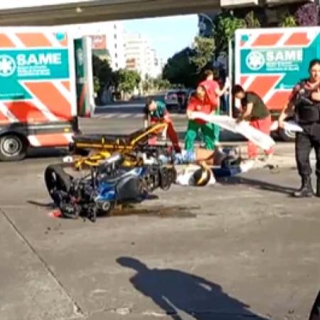 Palermo: dos muertos en un choque entre moto y colectivo 166 en Juan B. Justo y Córdoba