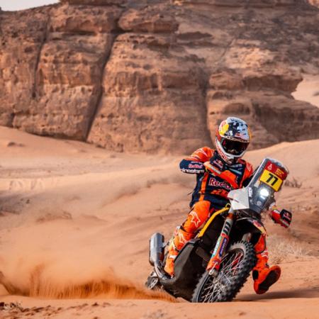 Luciano Benavides y la maniobra que lo salvó de un choque con camellos en el Dakar