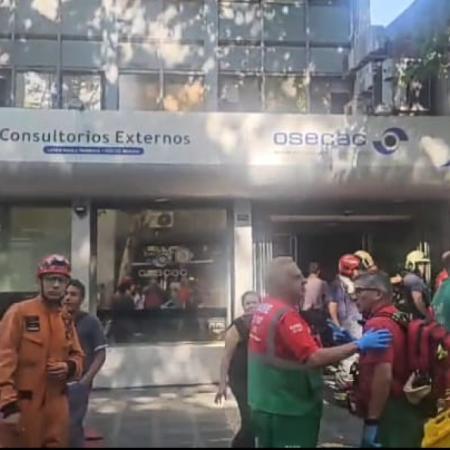 Derrumbe en policonsultorio de OSECAC en Palermo: seis heridos tras la caída de un techo