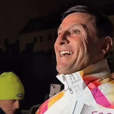 Después de Scola, ahora el Pupi Zanetti llevó la antorcha olímpica en la previa de los Juegos de Invierno