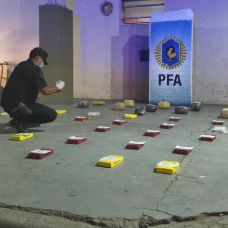 PFA en Orán: 46 kilos de droga y una marca directa a la banda del “Delfín” Castedo