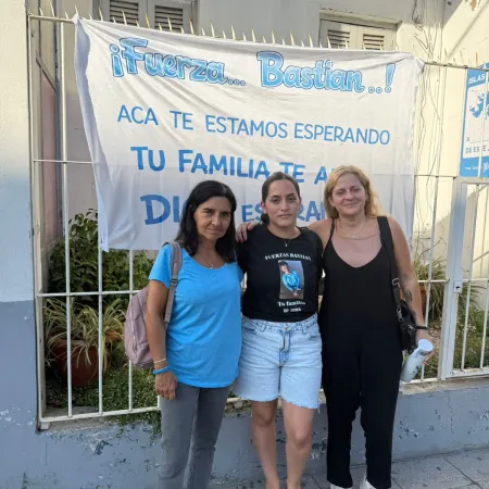 Viviam Perrone acompañó a la mamá de Bastian y el niño será operado nuevamente