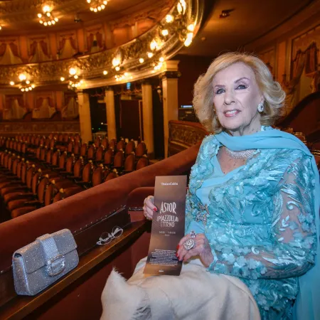Mirtha Legrand no para: a punto de celebrar sus 99 años, visitó el Teatro Colón