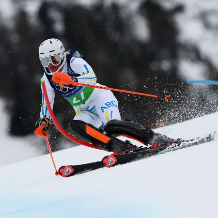 El equipo argentino de esquí de fondo entró en acción en Milano-Cortina 2026