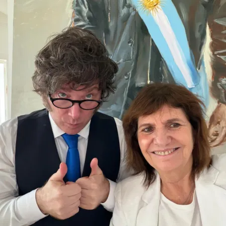 Foto en Olivos e ironía por el feriado: Milei y Bullrich aceleran la agenda del Senado
