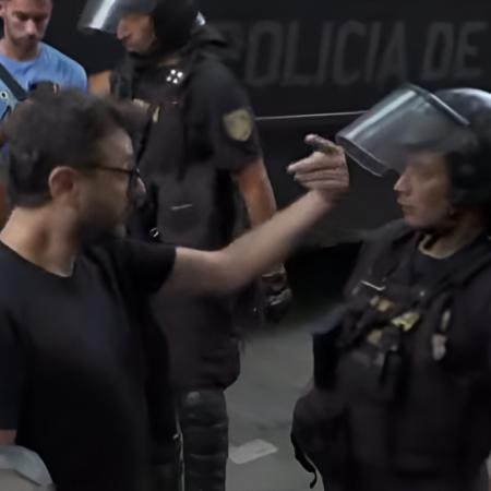 Grabois al rojo vivo: enfrentó a la policía, 'liberó' a 10 militantes y fue gaseado