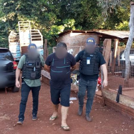 Detuvieron a un narco con notificación roja de Interpol viviendo en Misiones