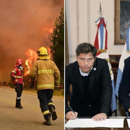 Ayuda de Kicillof a Chubut: el recuerdo del apoyo a Santa Fe que Pullaro empañó
