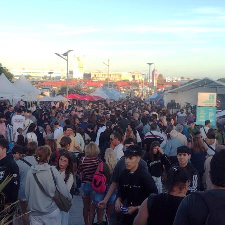 Mar del Plata logró la medialuna más grande del mundo y con récord de público