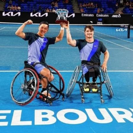 Con su título en Australia, Gusti Fernández es el argentino con más Grand Slams de la historia