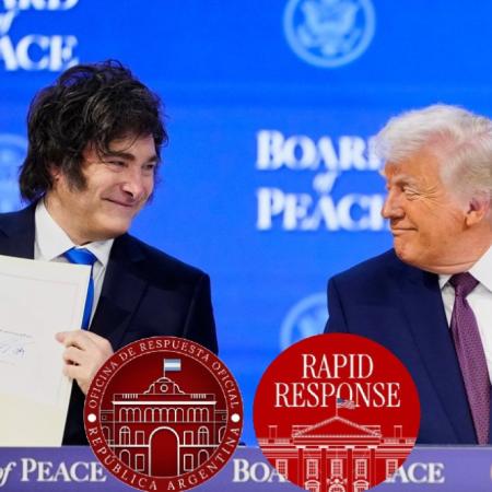 Oficina de Respuesta Oficial de Milei: así es la réplica del Rapid Response de Trump