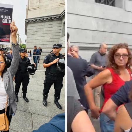 La esposa de Nahuel Gallo encaró a Solano, Del Plá y Biasi: su polémica reacción