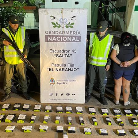 No eran vacaciones: el empleado municipal de Hurlingham que viajaba con 34 kilos de cocaína en el auto