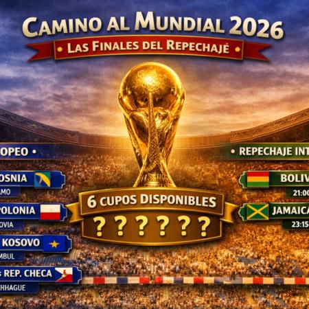 Repechajes al Mundial: dónde y a qué hora ver los partidos