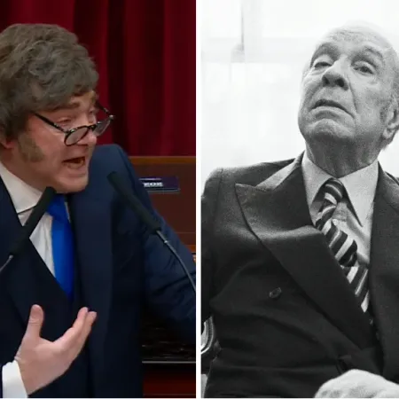 La cita de Borges que Milei usó para chicanear a los diputados K en el Congreso