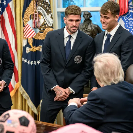 Messi en la Casa Blanca: Trump habló de Rodrigo De Paul e hizo reír a todos
