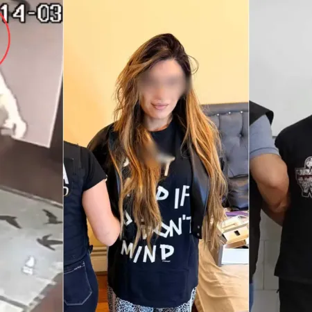 La última aparición pública de Luciana Martínez antes de quedar detenida