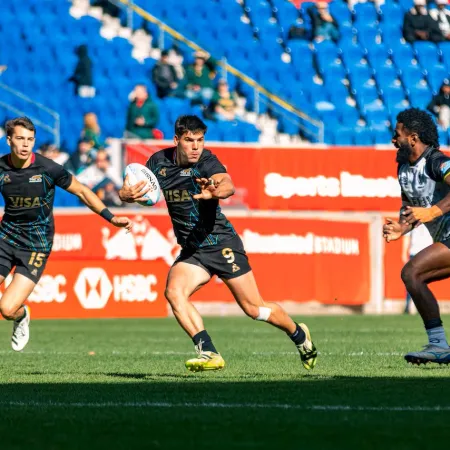 Los Pumas 7's se subieron al podio tras vencer a Australia en el Seven de Nueva York