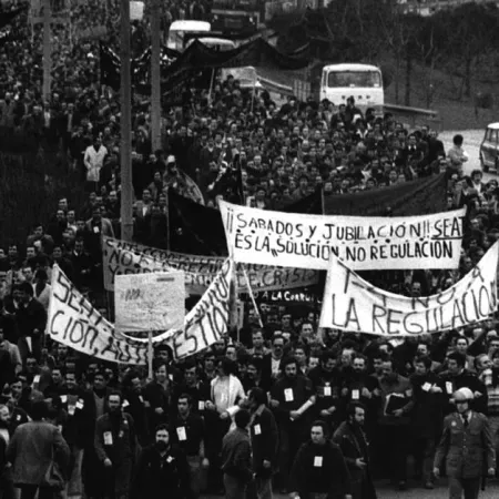 España legalizó el derecho a huelga en 1977 y cambió su historia laboral