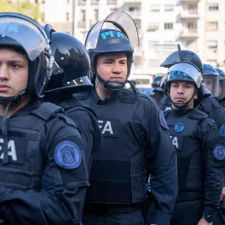 Fuerzas federales: qué hay detrás del abrazo simbólico frente al Edificio Centinela